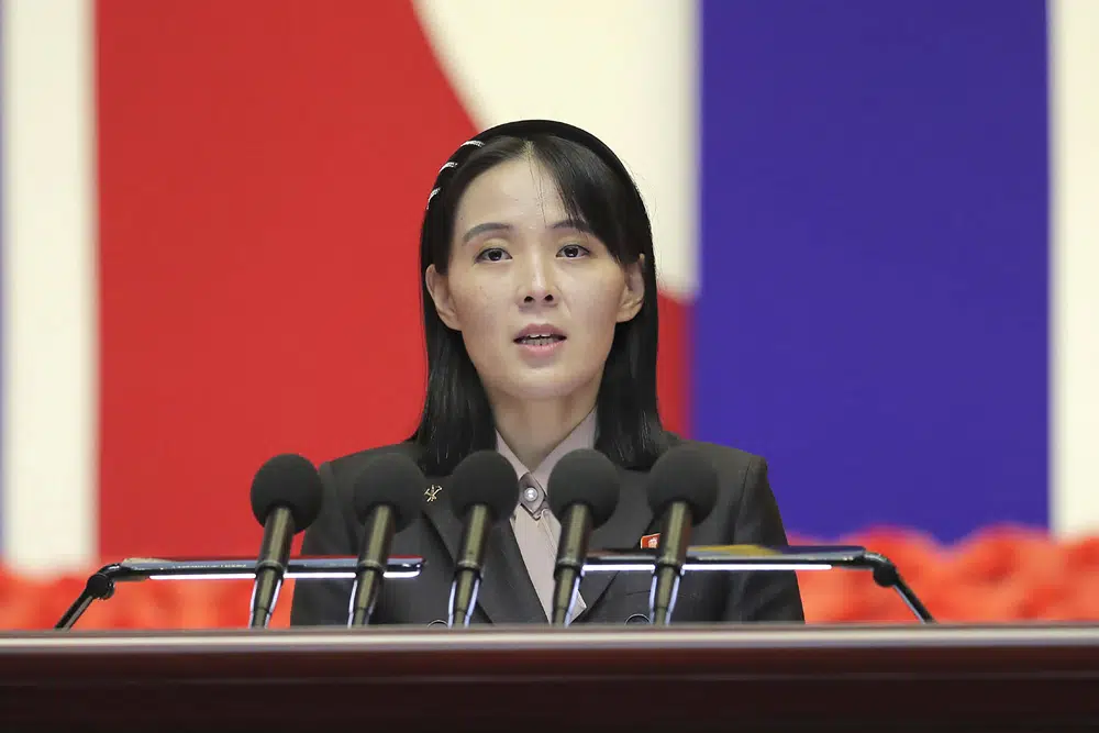 Kim’s sister warns N. Korea ready to act against US, South